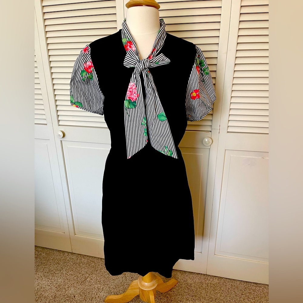 Vintage ModCloth black dress 3x NWOT